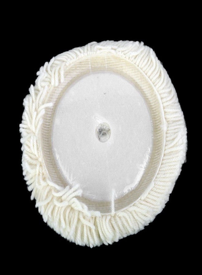 Inditrust غطاء تلميع صوف جديد من إنديترست مقاس 7 بوصات لتنظيف وتلميع الأثاث/السيارات (180 مم) - Image 4